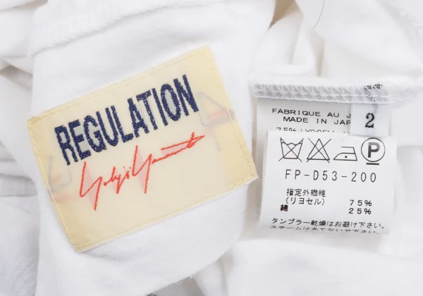 REGULATION yohji yamamoto Back Long T Shirt K-169026_014