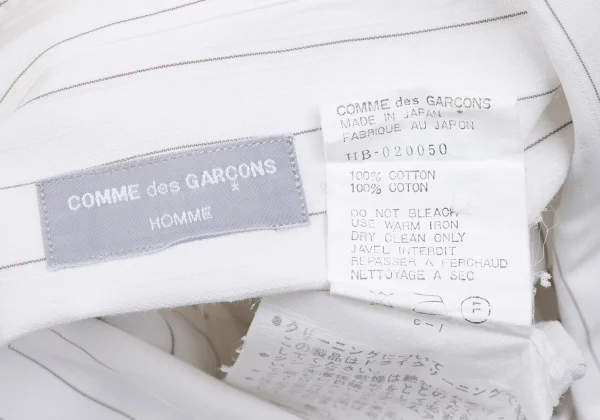 COMME des GARCONS HOMME Pinstripe Cotton Shirt K-169027_018