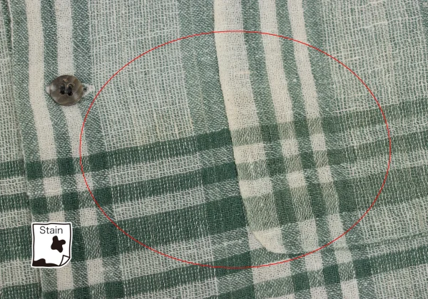 Y's for men Cotton Check Open Collar Shirt K-169028_003