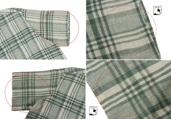 Y's for men Cotton Check Open Collar Shirt K-169028_010