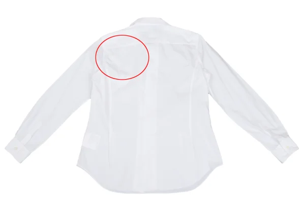 BLACK COMME des GARCONS Frill Front Cotton Shirt K-169029_014