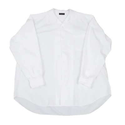 COMME des GARCONS HOMME PLUS Lace Collar Cotton Shirt