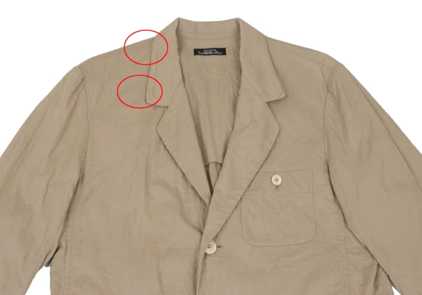 ISSEY MIYAKE PERMANENTE Wrinkle Cotton Jacket K-169031_002