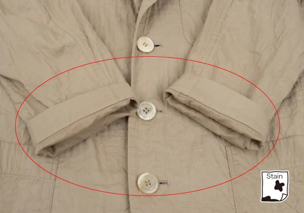 ISSEY MIYAKE PERMANENTE Wrinkle Cotton Jacket K-169031_011