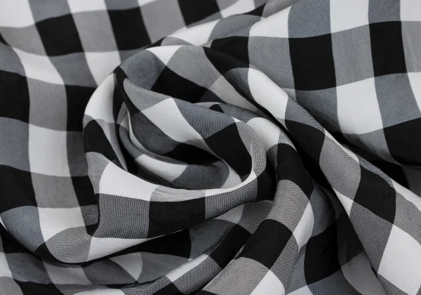 tricot COMME des GARCONS Cut-off Ribbon Design Check Sleeveless Blouse K-169032_017