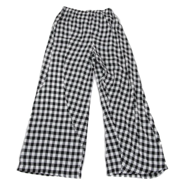 tricot COMME des GARCONS Curve Switching Check Wide Pants K-169033_007