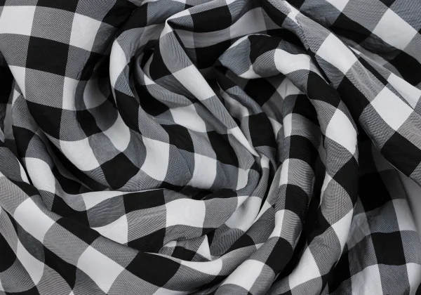 tricot COMME des GARCONS Curve Switching Check Wide Pants K-169033_009