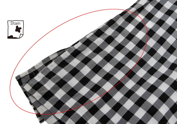 tricot COMME des GARCONS Cut-off Ribbon Design Check Sleeveless Blouse & Pants K-169034_013