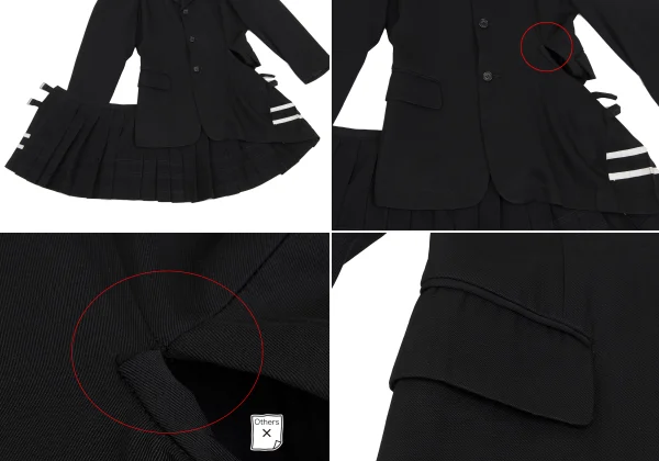 COMME des GARCONS Tailored Jacket With Pleats Skirt  K-169036_011