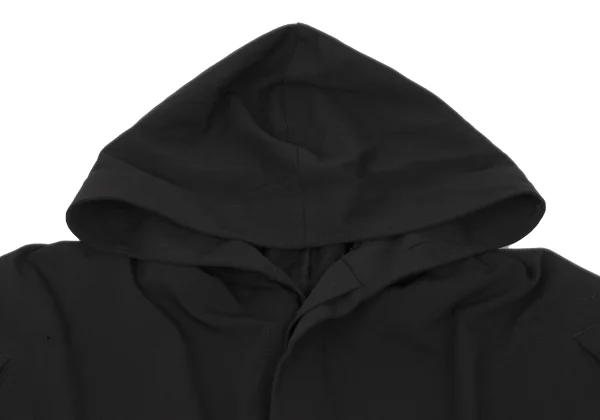 S'YTE Rayon Blend Hem Cut-off Hoodie Poncho Coat K-169037_004