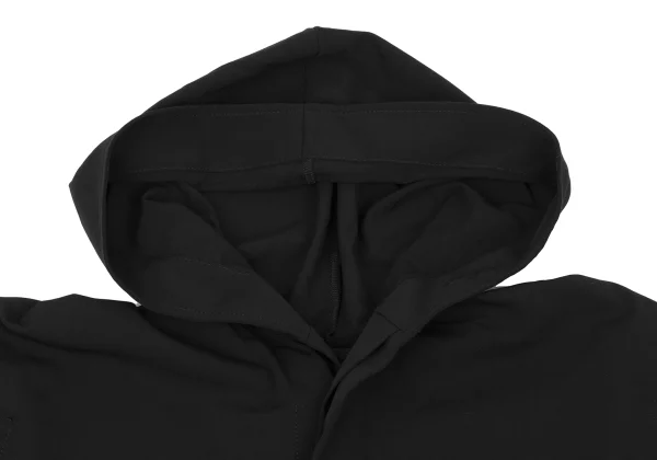 S'YTE Rayon Blend Hem Cut-off Hoodie Poncho Coat K-169037_007