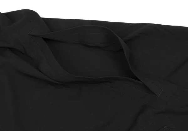 S'YTE Rayon Blend Hem Cut-off Hoodie Poncho Coat K-169037_008