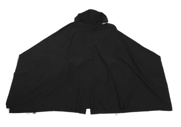 S'YTE Rayon Blend Hem Cut-off Hoodie Poncho Coat K-169037_015