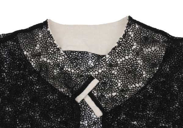 Yohji Yamamoto FEMME Lace Design Top K-169038_004