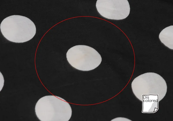 PLEATS PLEASE Dot Print Patchwork Design Pleats Asymmetry Poncho K-169039_011