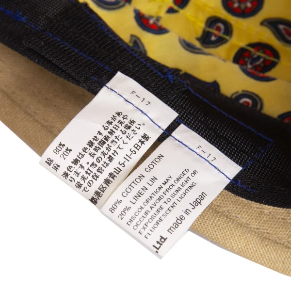 JUNYA WATANABE MAN COMME des GARCONS Paisley Tape Cotton Line Hat K-169040_011