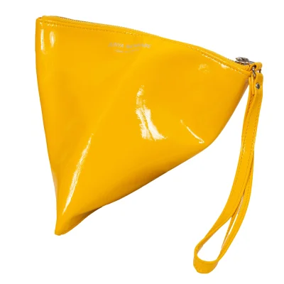 JUNYA WATANABE COMME des GARCONS Synthetic Enamel Triangle Bag