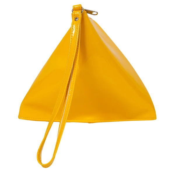 JUNYA WATANABE COMME des GARCONS Synthetic Enamel Triangle Bag K-169042_003