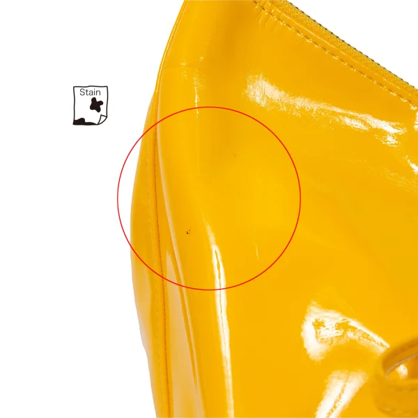 JUNYA WATANABE COMME des GARCONS Synthetic Enamel Triangle Bag K-169042_006