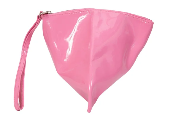 JUNYA WATANABE COMME des GARCONS Synthetic Enamel Triangle Bag K-169043_004