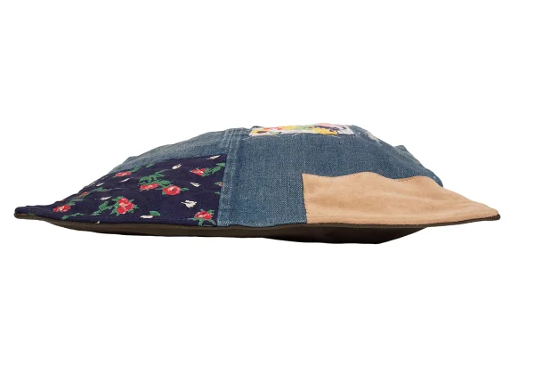 JUNYA WATANABE COMME des GARCONS denim Floral Patch Denim Tote Bag K-169044_005