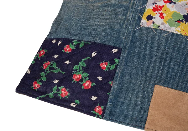 JUNYA WATANABE COMME des GARCONS denim Floral Patch Denim Tote Bag K-169044_006