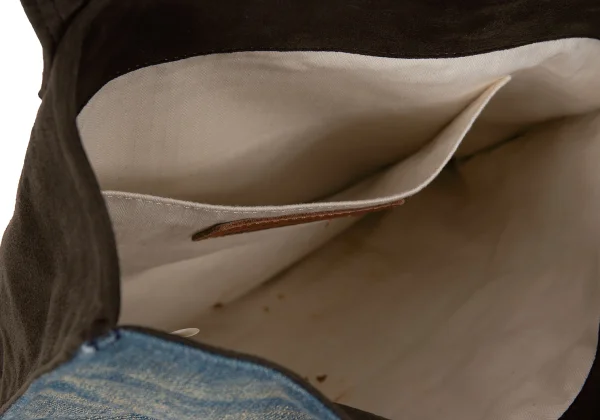 JUNYA WATANABE COMME des GARCONS denim Floral Patch Denim Tote Bag K-169044_012