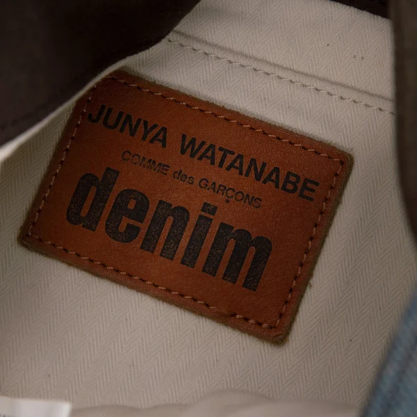 JUNYA WATANABE COMME des GARCONS denim Floral Patch Denim Tote Bag K-169044_014