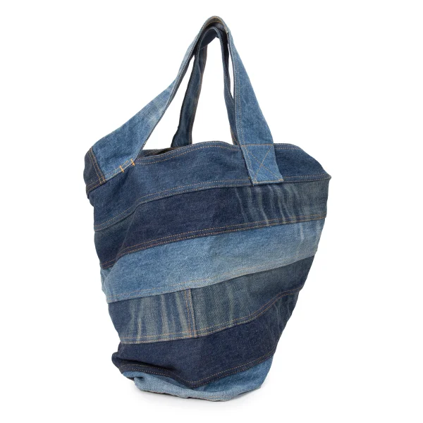 JUNYA WATANABE COMME des GARCONS Patchwork Denim Tote Bag K-169047_002