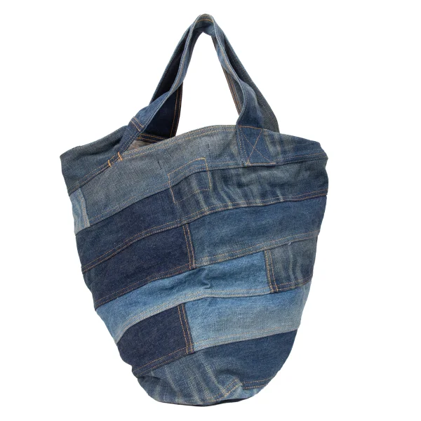 JUNYA WATANABE COMME des GARCONS Patchwork Denim Tote Bag K-169047_004