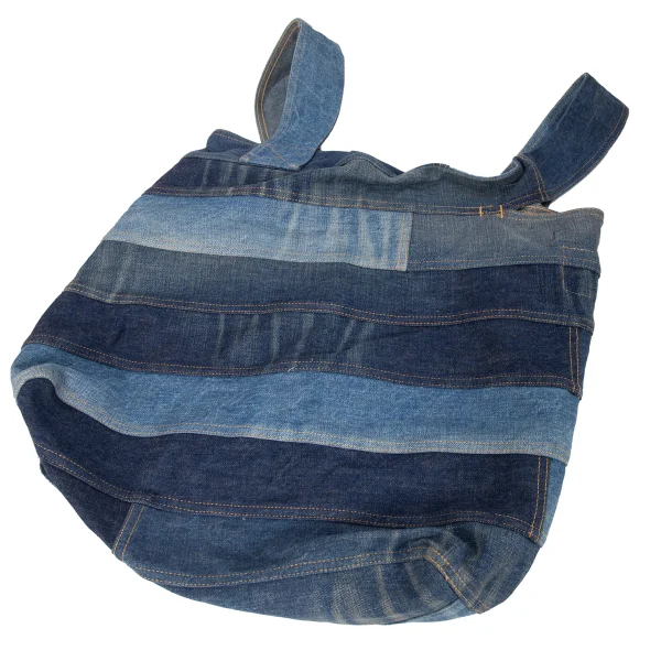 JUNYA WATANABE COMME des GARCONS Patchwork Denim Tote Bag K-169047_006