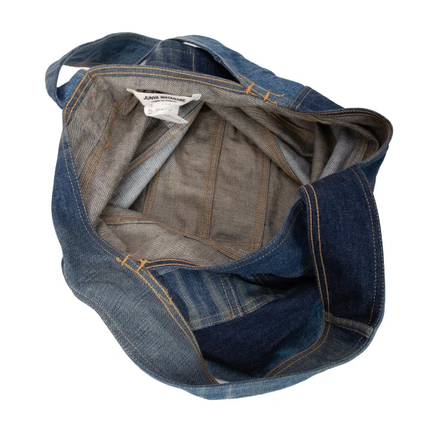 JUNYA WATANABE COMME des GARCONS Patchwork Denim Tote Bag K-169047_009