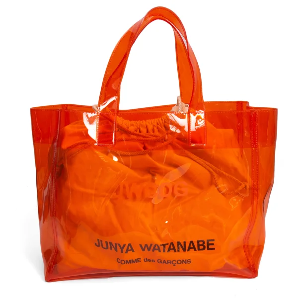 JUNYA WATANABE COMME des GARCONS Logo Printed PVC Bag K-169049_002
