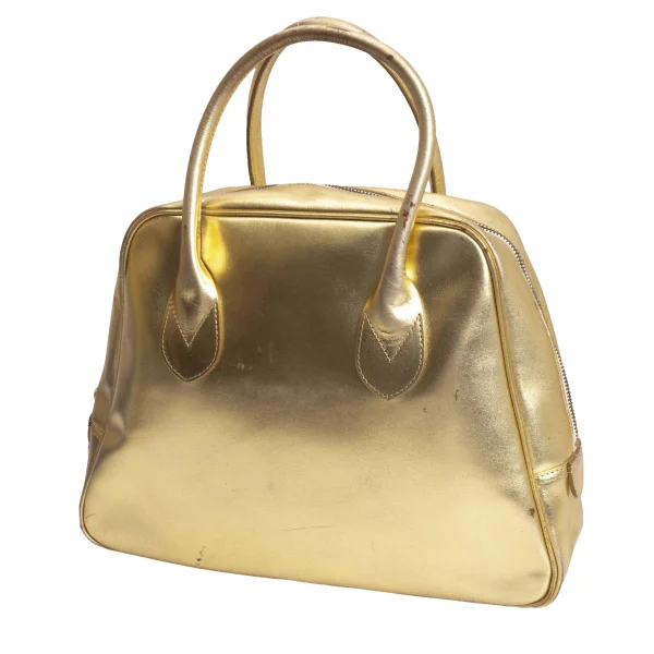 COMME des GARCONS Aoyama Foil Leather Bag Gold  K-169051_001