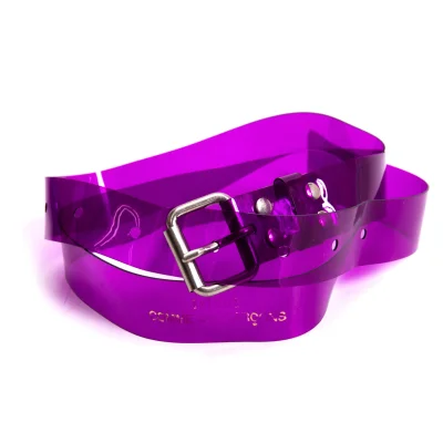 tricot COMME des GARCONS Clear Vinyl Narrow Belt