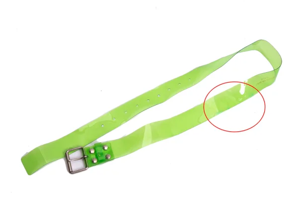 tricot COMME des GARCONS Clear Vinyl Belt K-169053_002