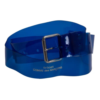 tricot COMME des GARCONS Clear Vinyl Belt