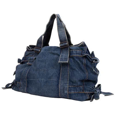 tricot COMME des GARCONS Ribbon Design Denim Bag