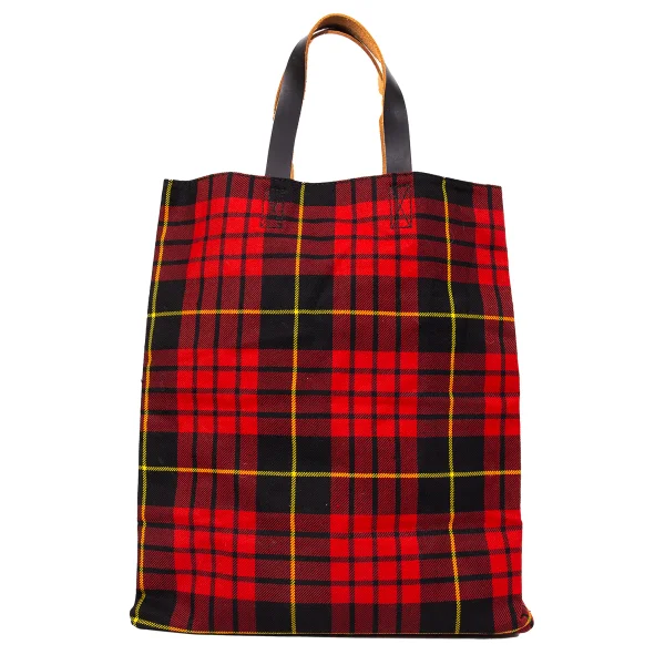 COMME des GARCONS Check Wool Tote Bag K-169062_002