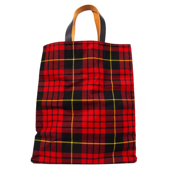 COMME des GARCONS Check Wool Tote Bag K-169062_004