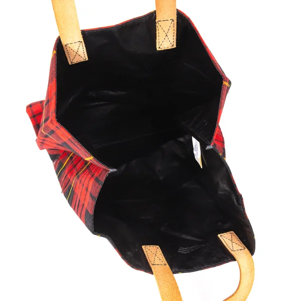 COMME des GARCONS Check Wool Tote Bag K-169062_009