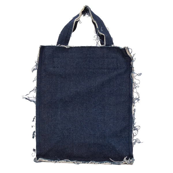 COMME des GARCONS PARFUM Logo Printed Denim Tote Bag K-169063_004