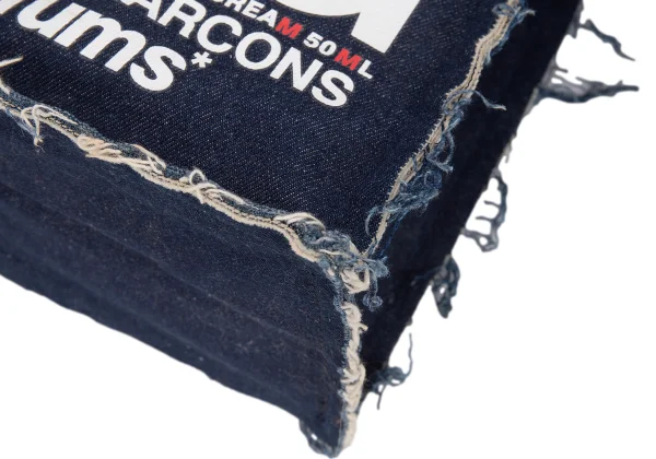 COMME des GARCONS PARFUM Logo Printed Denim Tote Bag K-169063_006