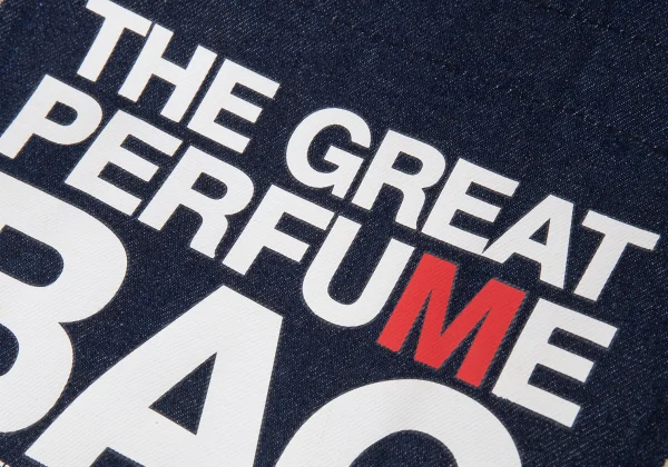 COMME des GARCONS PARFUM Logo Printed Denim Tote Bag K-169063_009