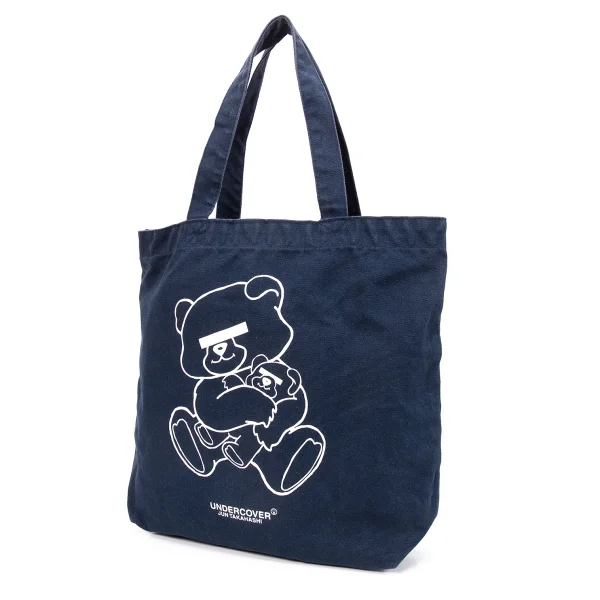 UNDERCOVER Printed Tote Bag Navy  K-169066_001