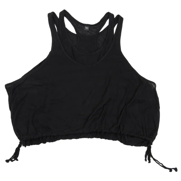 Y's Shadow Striped Layered Tank Top K-169068_002