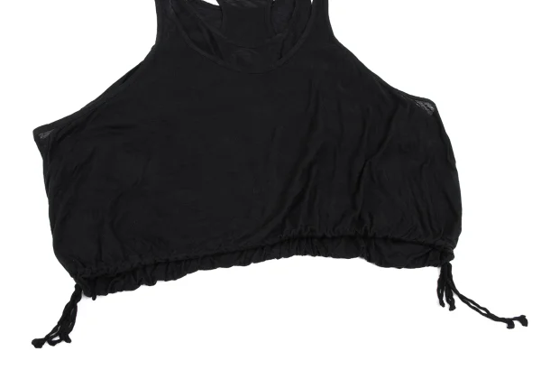 Y's Shadow Striped Layered Tank Top K-169068_005