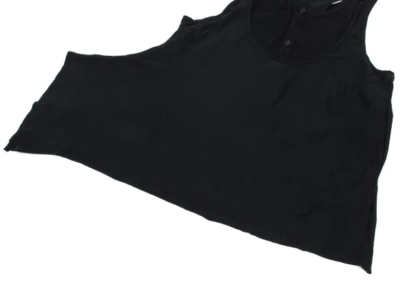 Y's Cotton Layered Asymmetrical Tank Top K-169069_007