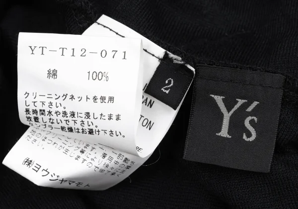 Y's Cotton Layered Asymmetrical Tank Top K-169069_013