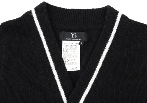 Y's Nylon Sleeveless Long Cardigan K-169071_004